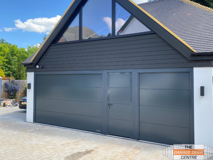 Garage Door with entrance door Hormann