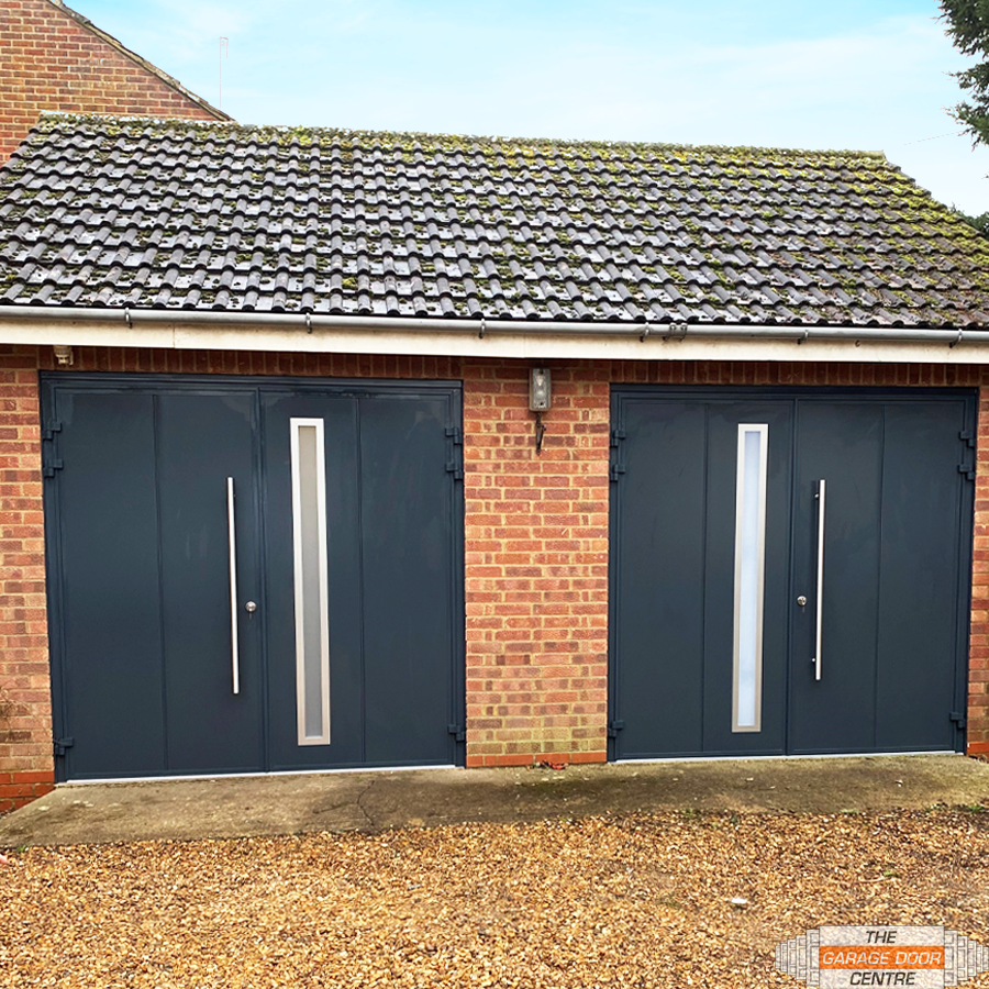 carteck side hinged garage door - before