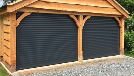 Roller shutter garage doors installed by The Garage Door Centre