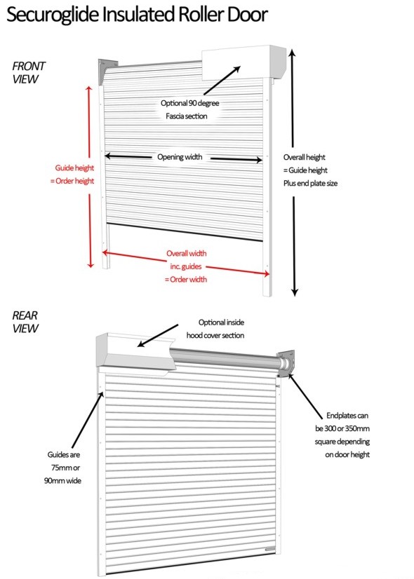 Securoglide Insulated Roller Door Dimensions_590_clean