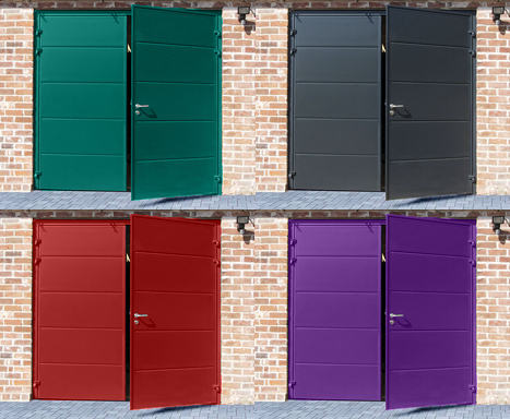 Side Hinged Garage door colours