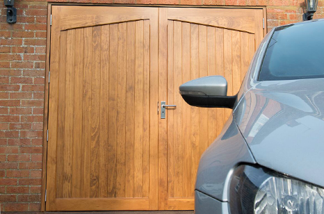 Woodrite Timber Side Hinged Garage Door